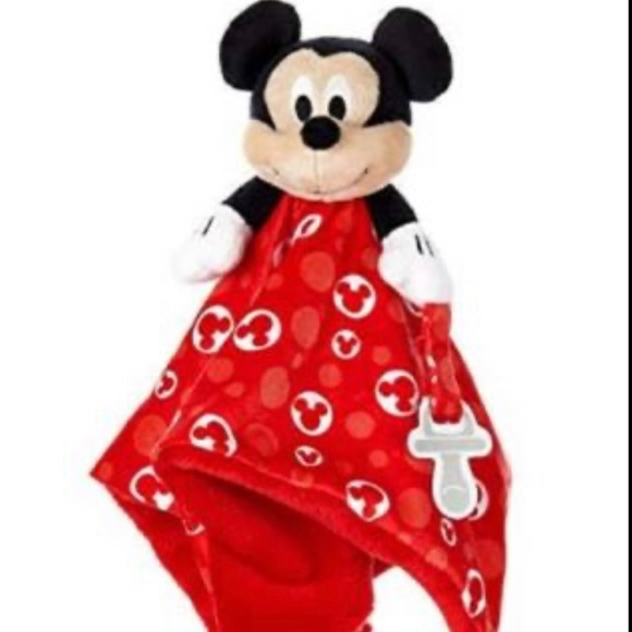 Other - Mickey Mouse blanket/pacifier clip OS